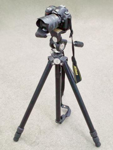 ニコンD70を載せるとこんな感じです。。。