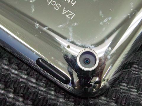 クリスタルカットの跡が...※iPod touh(4th)です。
