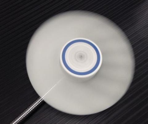 ハードなプロペラはよく回りますね!