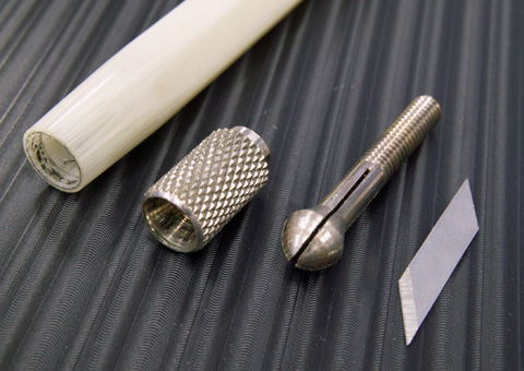 取り付け部分をバラした様子