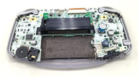 基板を載せて、液晶パネルと接続