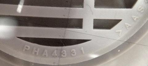 手がかりはこの番号だけ、もしかしたら品番じゃないかも...