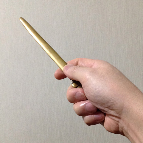 こうやって持つとハリーポッター気分!(嘘ですw)