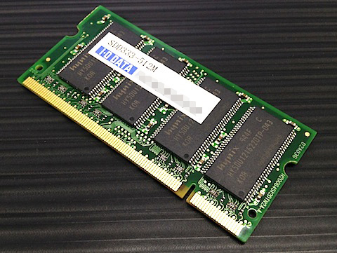 メモリって意外と汚れないものですね。