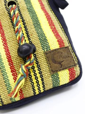 HP掲載のものは1穴でした。よく見たら紐も違うし...