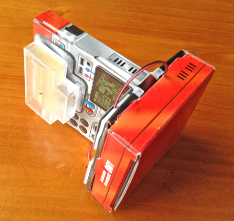 完成〜!しかし紙製なのでカチっとした感じにはなりません...