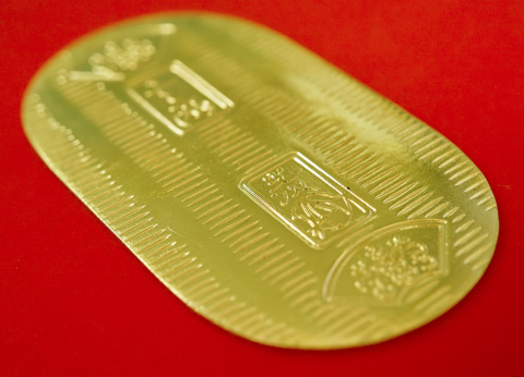 小判にはロマンを感じますね〜