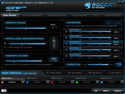 ドライバーの画面