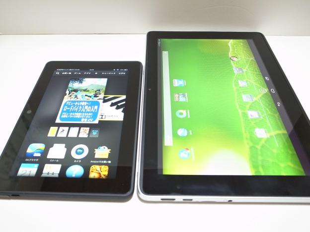 左=Kindle fire HDX