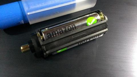 単四三本スペーサで経済的