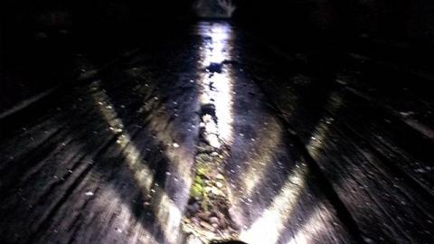 シングルLEDでレーザーのような光が....