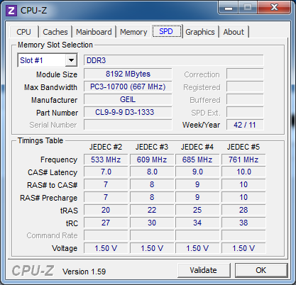 CPU-Z SPD