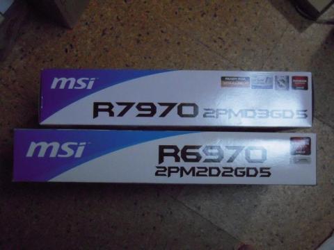 HD6970とHD7970のパッケージサイズ比較