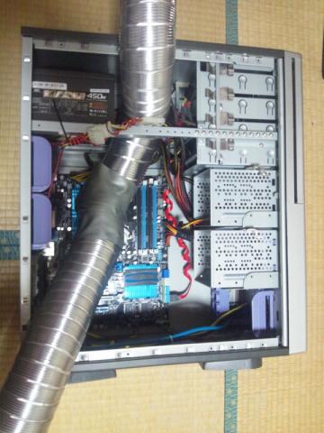 完成(仮)!上手く換気出来れば良いなぁ~