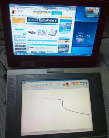 せっかくの15型ペンタブレット液晶だが・・・絵心が無く・・・生かす事も出来ない・・・orz