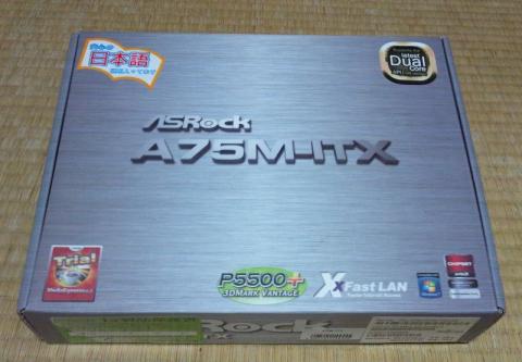 ASRock Socket FM1対応 Mini-ITXマザーボード A75M-ITX