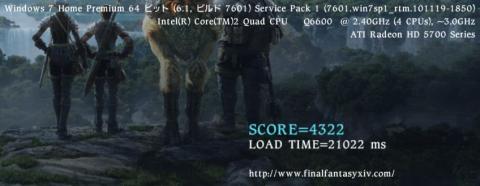 FINAL FANTASY XIVのLOWでは4322 HIGHでは2650