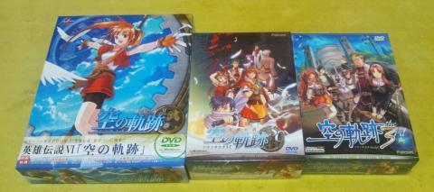 英雄伝説VI 空の軌跡 3部作購入しましたが・・・まだPLAYしてませんでした。^^;