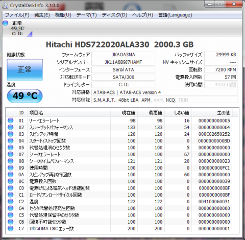 HGST HDS722020ALA330