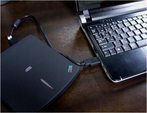 CDドライブ接続