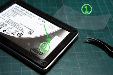 タブの作成と両面テープ貼付