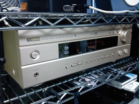 ラックに設置したの図