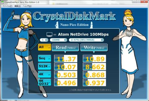 メインPC→Atomサーバー