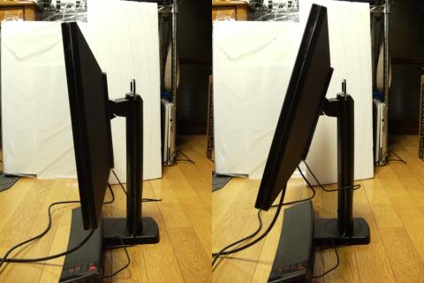 写真:チルト(傾き)調節