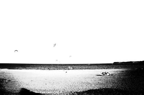 NEX-5 ポスタリゼーション(白黒)