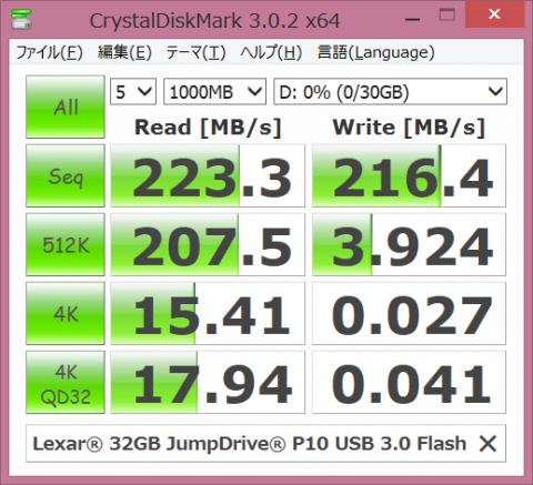 CrystalDiskMark 3.0.2 x64