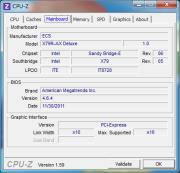 画面4:CPU-Z:Mainbord
