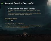 登録が完了すると設定されたメールアドレスに手続きを完了させるためのメールが届きます