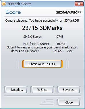 3DMark06 FullHD