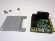 mini-PCIe-SATA3 x2変換基盤(ハーフサイズだけどフルサイズ用アクセサリ付き・・親切だなあ)