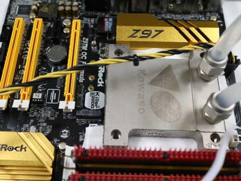 Z97M OC Formulaとヒートシンクサンプル