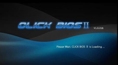 「CLICKBIOSII」が起動。