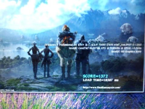 LOW環境のFFベンチスコア