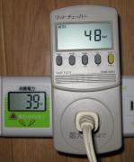 扇風機を接続、風量は2段階目(中)