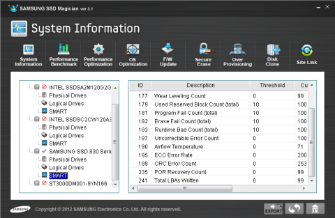 SAMSUNG SSD Magician