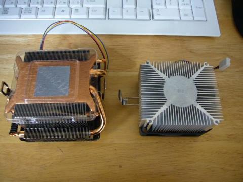 ヒートパイプ採用