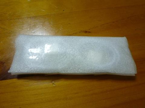 クッションで巻いただけw