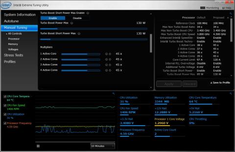 Intel Extreme Tuning Utility