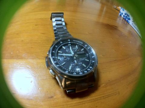 魚眼をつけて・・・