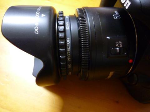 EF50mm F1.8 II + 花形フィルタ