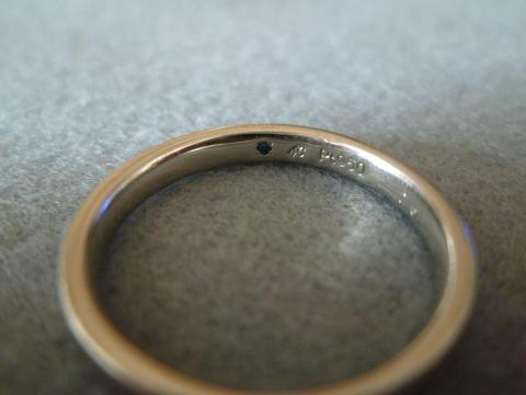 内側に仕込まれたサムシングブルー・・・