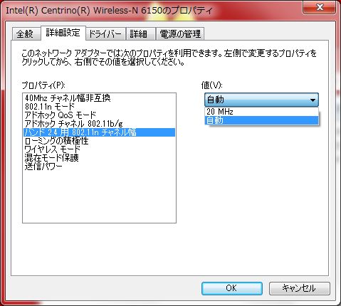 802.11nの2ch通信を有効に・・・
