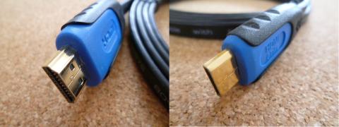 TYPE-A(左)とTYPE-C(右:ミニHDMI)
