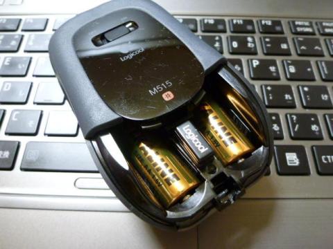 レシーバーは電池室に収納可能