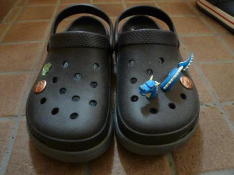 息子のクロックス