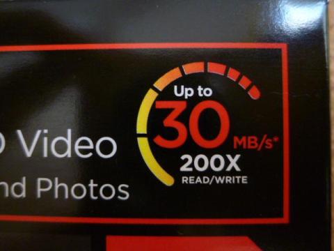 Up to 30MB/s 200X READ/WRITE